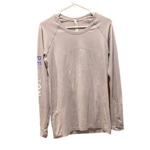 Lululemon x Peloton Gray Lilac Purple Swiftly Tech Long Sleeve Crew Neck Top 10